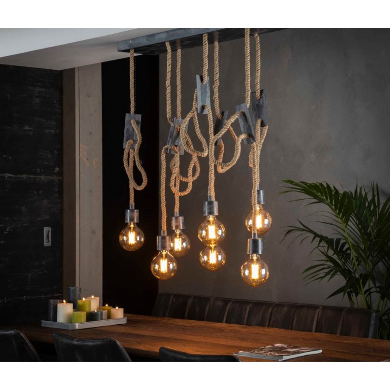 ZI Hanging lamp 7L rope 3 + 4